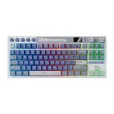 Teclado Royal Mecanico Rkm87 Rgb C/Cabo Ocean Blue Switch Brown
