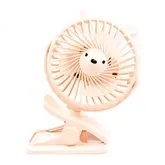 Ventilador D/ Mesa Mini Fan Q8 Recarrega. Usb Pink Usb Micro