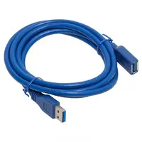 Cabo Usb Extensor 1.8M 3.0 Azul Microfins em Topdek Informática