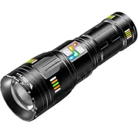 Lanterna Smiling Shark Sd-5995 Multi Funcion Preto em Topdek Informática