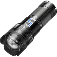 Lanterna Smiling Shark Sd-5998 Multi Funcion Preto em Topdek Informática
