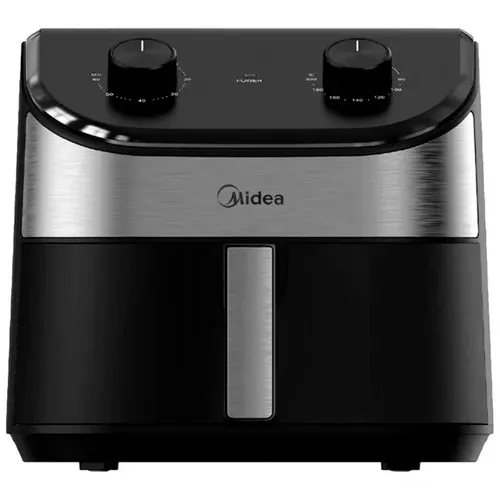 Fritadeira Elet. Air Fryer Midea Mf-Cy45Wk2 4.5L 220V Black/Inox
