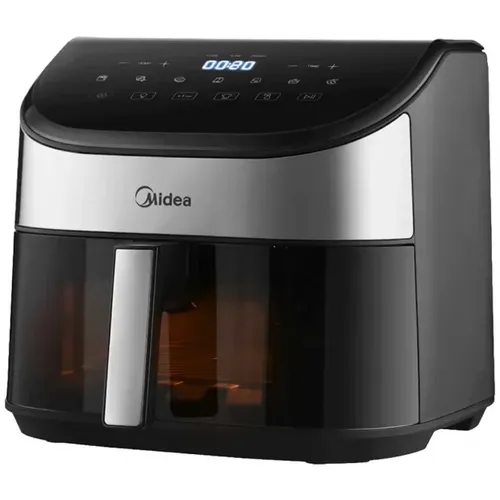 Fritadeira Elet. Air Fryer Midea Mf-Cy55Wk2 5.5L 220V Black/Inox