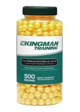 Bolinhas Kingman Paintball Training Amarelo Cal 0.43 / 500 Rd