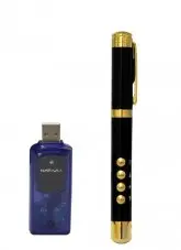 Caneta Laser Com Controle Mouse Wireless Para Apresentacao