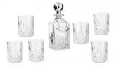 Conjunto Chinelli Opera Para Whisky 1 Decanter + 6 Copos