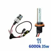 Lampada Xenon HID11 AC Cor 6000K 12volts 35watts