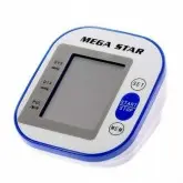 Aparelho de Pressão Digital para Braço Mega Star HT566 com Display LCD - Branco/Azul