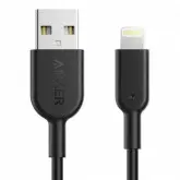 CABO PARA IPHONE Lightning USB Anker PowerLine II A8432H11 0.9m - Preto