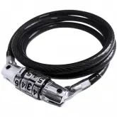 Cadeado para Bike/Bicicleta Snauzer TL33742 com Código/ 6mm/ 1 Metro - Preto