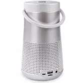 Caixa de Som Portátil Quanta QTSPB38 com USB/Auxiliar/FM Bateria de 2000mAh - Prata