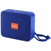 Caixa de Som Portátil Quanta QTSPB43 com Bluetooth/USB/MicroSd/Microfone 500mAh - Azul