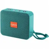 Caixa de Som Portátil Quanta QTSPB43 com Bluetooth/USB/MicroSd/Microfone 500mAh - Turquesa