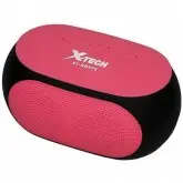 Caixa de Som Portátil X-Tech XT-SB575 com Bluetooth FM/Micro SD/Aux/Microfone - Rosa