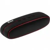 Caixa de Som Portátil X-Tech XT-SD870 com Bluetooth/USB/Micro SD/Microfone - Preto e Vermelho