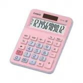 Calculadora Compacta Casio Mx-12B Con 12 Dígitos - Rosa