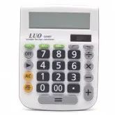 Calculadora Luo LU-627 com 12 Dígitos - Branco