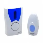 Campainha Sem Fio Ecopower EP-3601 com 36 Melodías Bivolt - Branco e Azul