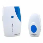 Campainha Sem Fio Ecopower EP-3602 com 36 Melodías Bivolt - Branco e Azul