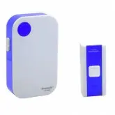 Campainha Sem Fio Ecopower EP-3605 com 36 Melodías Bivolt - Branco e Azul