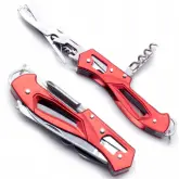Canivete Tático HY NF5302 com 10 Funções - Vermelho