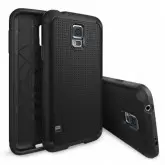 CAPA GALAXY S5 REARTH ARMOR DOT SF BLACK