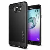 Capa para Galaxy A7 Spigen RUGGED ARMOR Preto