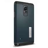 Capa para Galaxy Note 4 Spigen SLIM ARMOR METAL SLATE