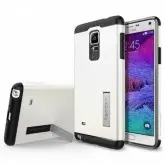 Capa para Galaxy Note 4 Spigen SLIM ARMOR SHIMMERY WHITE