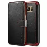 Capa para Galaxy S7 EDGE VRS Design DANDY LAYERED BLACK+WINE