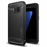 Capa Para Galaxy S7 Spigen Capsule RUGGED ARMOR - Preta