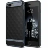 CAPA PARA IPHONE 7 e 8 PLUS CASEOLOGY PARALLAX - PRETO AZUL PROFUNDO