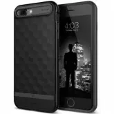 CAPA PARA IPHONE 7 e 8 PLUS CASEOLOGY PARALLAX - PRETO FOSCO
