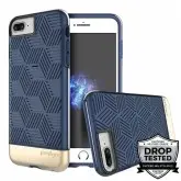 Capa para iPhone 7 e 8 Plus Prodigee Stencil - Azul/Dourado