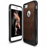 Capa para Iphone 7 e 8 Plus Rearth Ringke FLEX S - Preto/ Marrom
