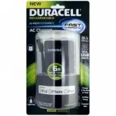 Carregador de Tomada Duplo Duracell PRO178 com Cabo Flat USB Lightning