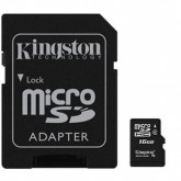 Cartão de Memoria MICRO-SD KINGSTON 16GB
