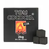 Carvão para Narguile Tom Cococha C26 2 Kg