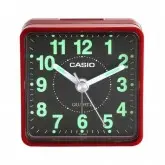 Despertador Analógico de Mesa Casio TQ-140 com Números em Néon/Alarme/Beeper - Vermelho