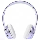 Fone de Ouvido Mox MO-F899 - Sem Fio / 550 mAh / Bluetooth / Microfone - Branco / Roxo