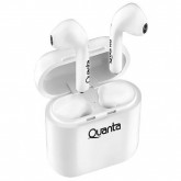 Fone de Ouvido Sem Fio Quanta QTFOB70 30mAh com Bluetooth e Microfone - Branco