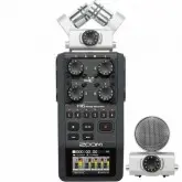GRAVADOR DE VOZ ZOOM H6 Para Camera Com 2GB de Memória