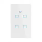 Interruptor De Pared 4Life Zigbee Smart Wall 4 Gang Lig