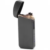 Isqueiro Eletrônico Lighter com Tela Touch Usb Recarregável - Preto