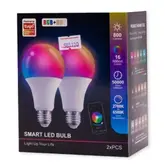 Lampada Smart Led Bulb Rgb+Cct C/2Pcs 800Lum Tuya$