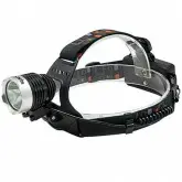 Lanterna Led de Cabeça Quanta QTLDC41 de 10 Watts T6 Recarregável - Preto