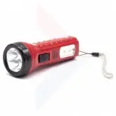 Lanterna Tática Led Ecopower EP-8261 Recarregável Bivolt - Vermelho e Preto