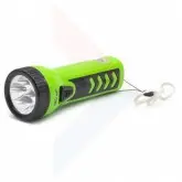 Lanterna Tática Led Ecopower EP-8268 Recarregável Bivolt - Verde e Preto