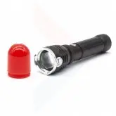 Lanterna Tática Led Ecopower EP-8816 Recarregável com Sinalizador - Preto