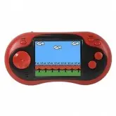 Mini Game Retro Portátil Bak BK-8060 Tela 2.5? 240 Jogos ? Vermelho e Preto